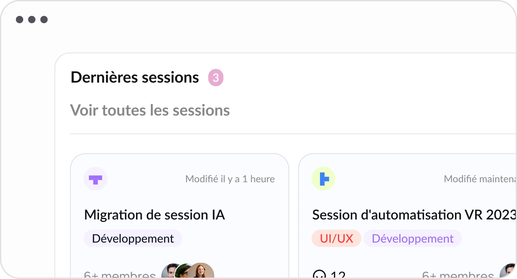 Feature management interface